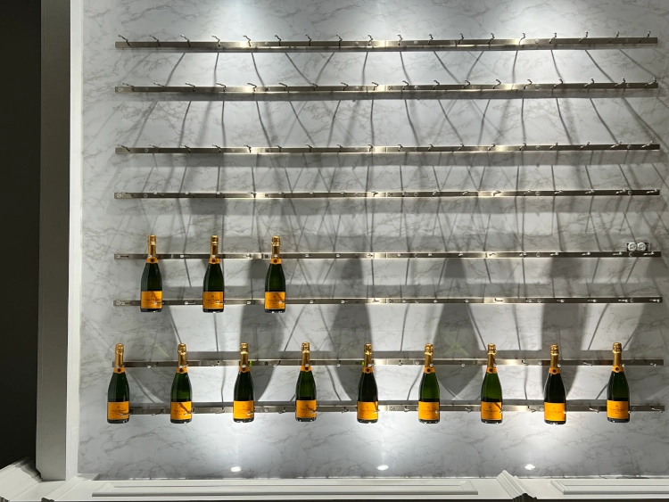 Wine Rack Lighting Installation